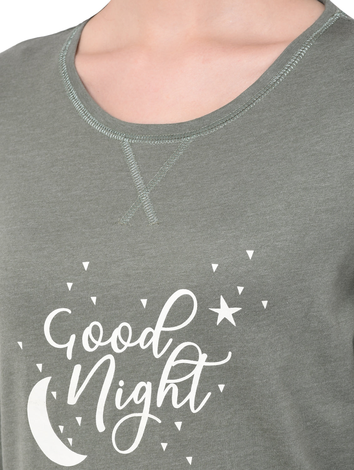 Printed Women Green T-Shirt – 92elmnts