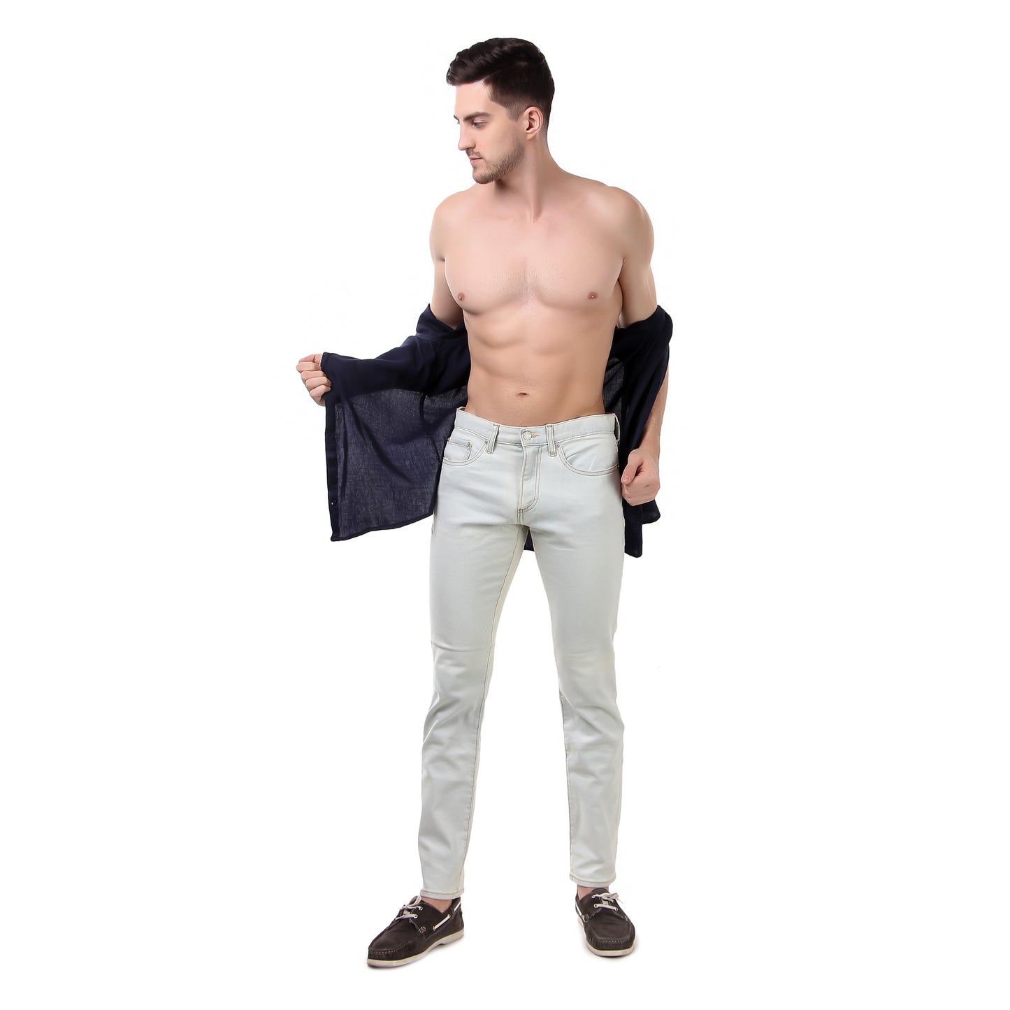 Men’s Slim Fit Ice blue Denim Jeans
